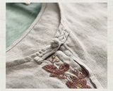 เอ็มเมอร์สัน เสื้อกี่เพ้าปักลายพอดีตัว
