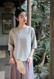 โรซาลิน สปอตไลท์ เสื้อกี่เพ้าปักลาย ท่อนบน