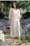 มาร์ลี เสื้อกี่เพ้าสไตล์หรูหราท่อนบน