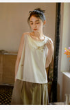 จัสมิน บลูม เสื้อกี่เพ้าปักลายพร้อมสวมใส่ ท่อนบน