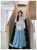 บริลเลียนซ์ ชุดกี่เพ้าปักลายดอกไม้ 2 ชิ้น