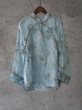 เสื้อกี่เพ้าทิวทัศน์อันน่ารัก